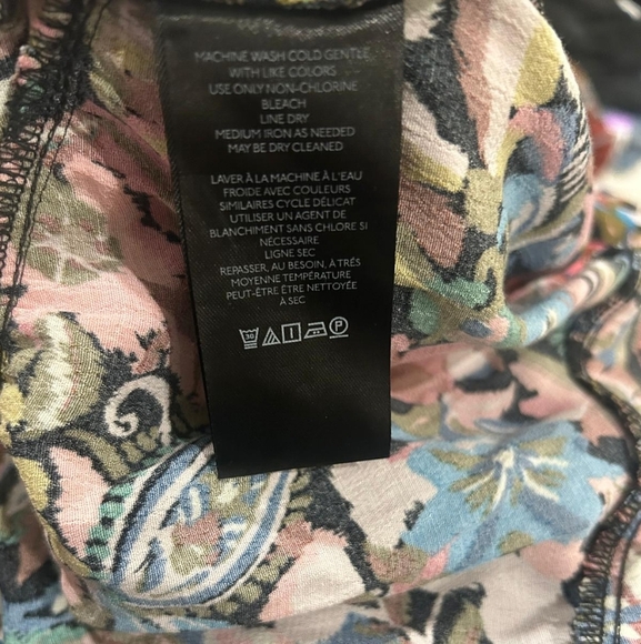 Anthropologie Multicolor Paisley Floral Mini Dress - Picture 8 of 9